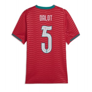 Portugal Diogo Dalot #5 Hemmatröja Dam VM 2026 Kortärmad